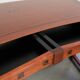 Luxurious curved writing desk/office desk in Art Deco design