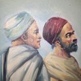 Oil on orientalist canvas