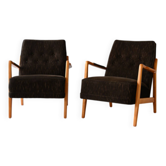 Pair of Swedish armchairs by Folke Ohlsson