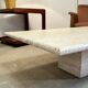 1970s travertine coffee table