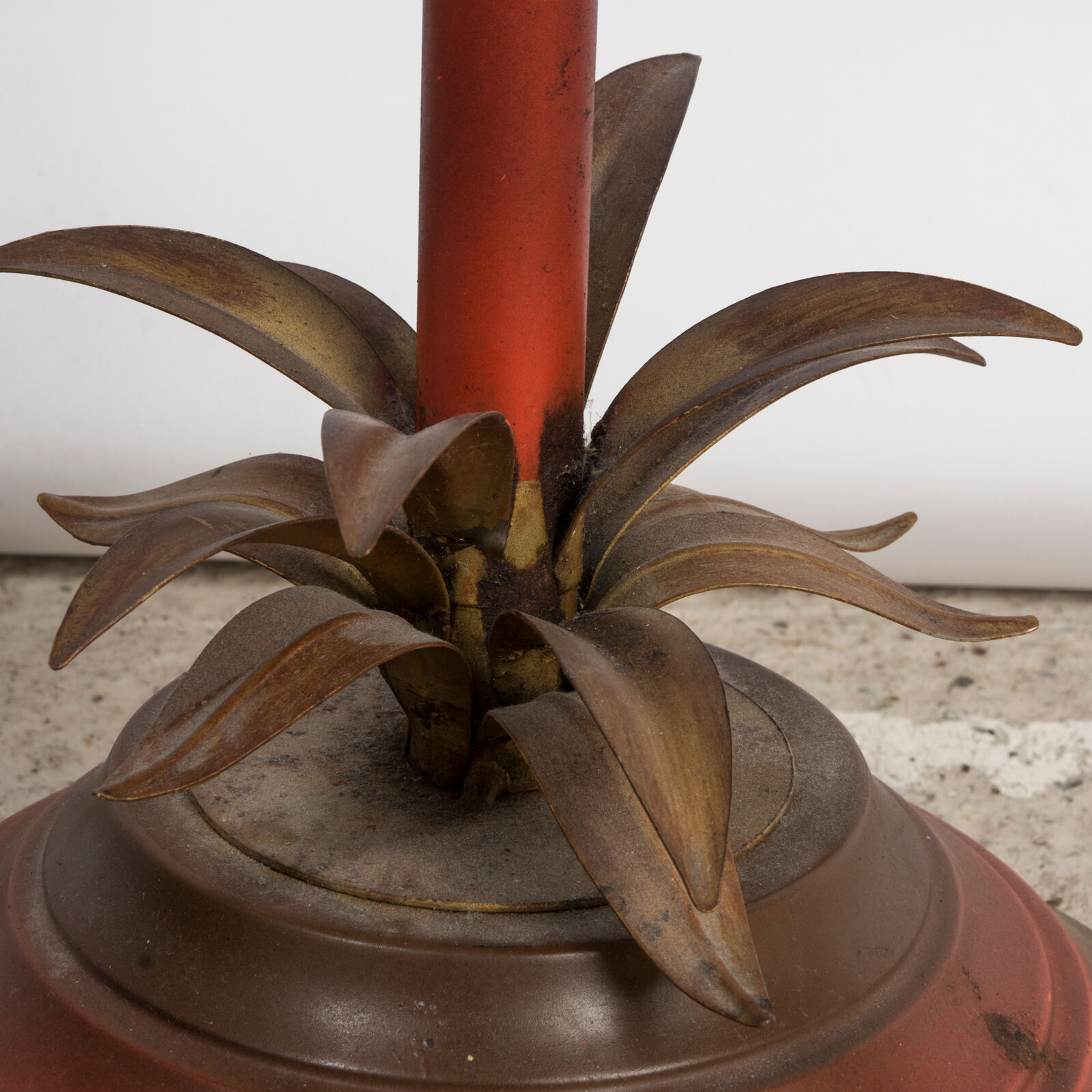 Vintage palm tree floor lamp