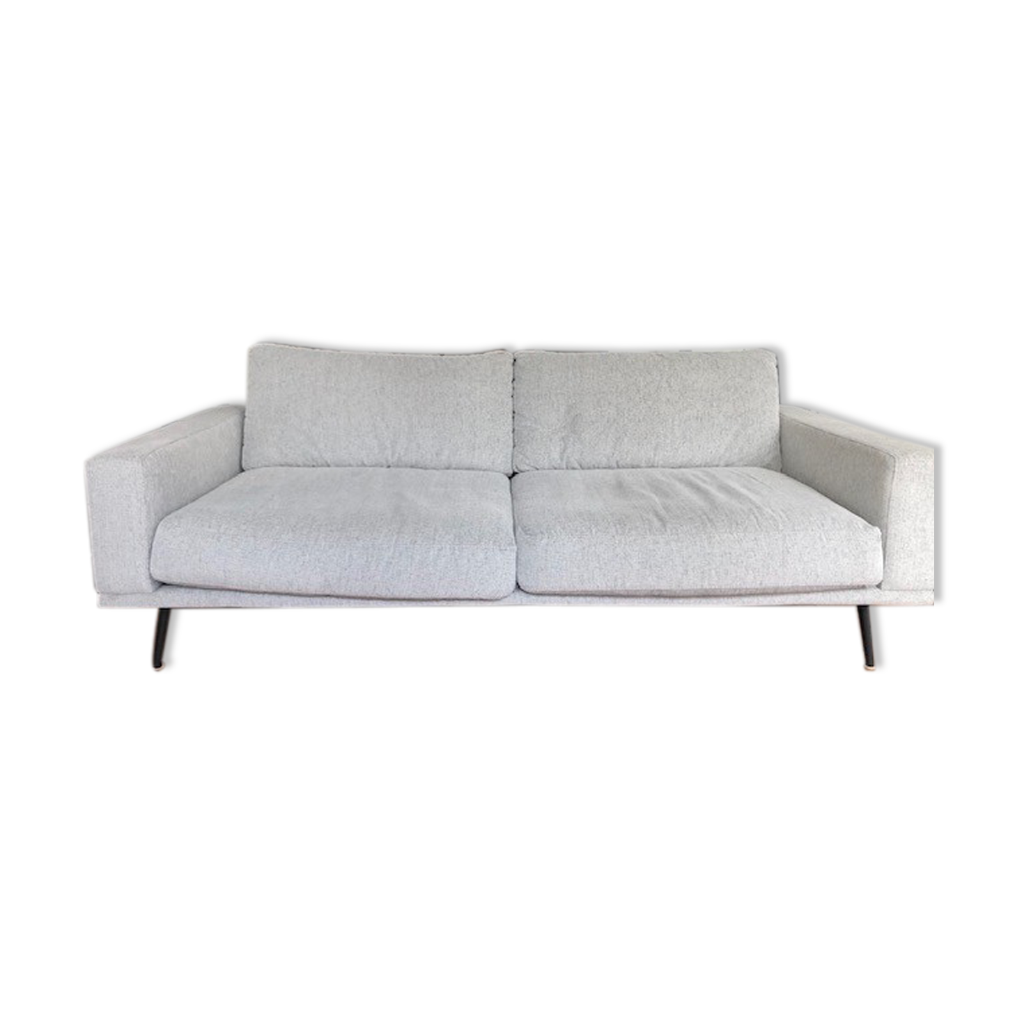 Canape Bo Concept Carlton 2 1/2 places Bristol Grey Clear - 2 years excellent state