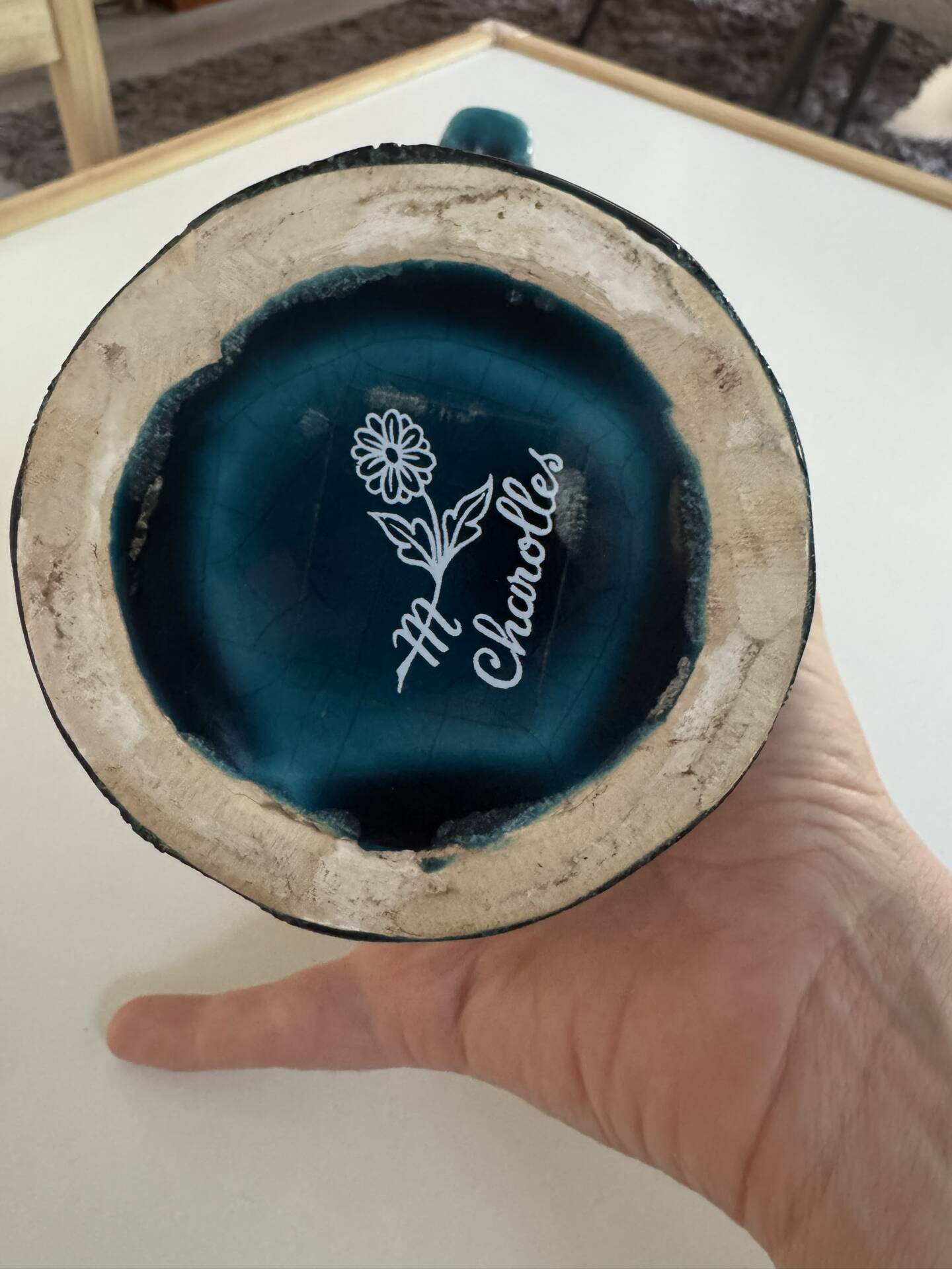 Charolles porcelain pot 1844