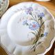 Lot plates, compotier, dish longchamp daisies iron earth