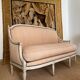 Louis XVI period sofa in lacquered wood