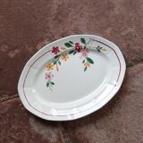 Oval dish Bitche Sarreguemines