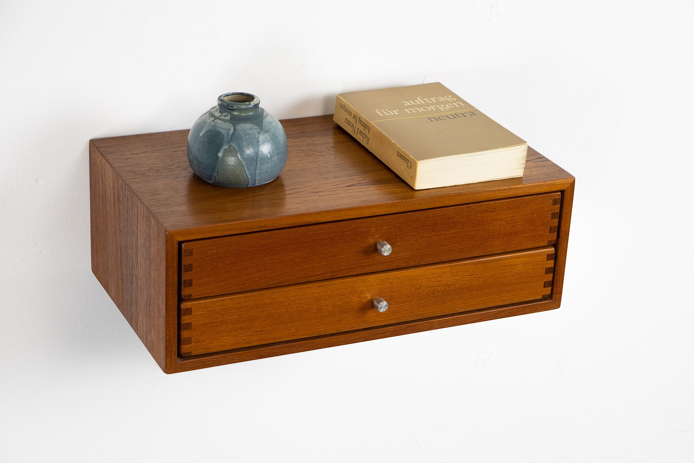 Console murale en teck par Kai Kristiansen pour Aksel Kjersgaard années 1960