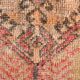 Pale Red & Peach Vintage Runner Rug, 80x301Cm