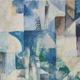 Robert delaunay: window on the city - original stencil