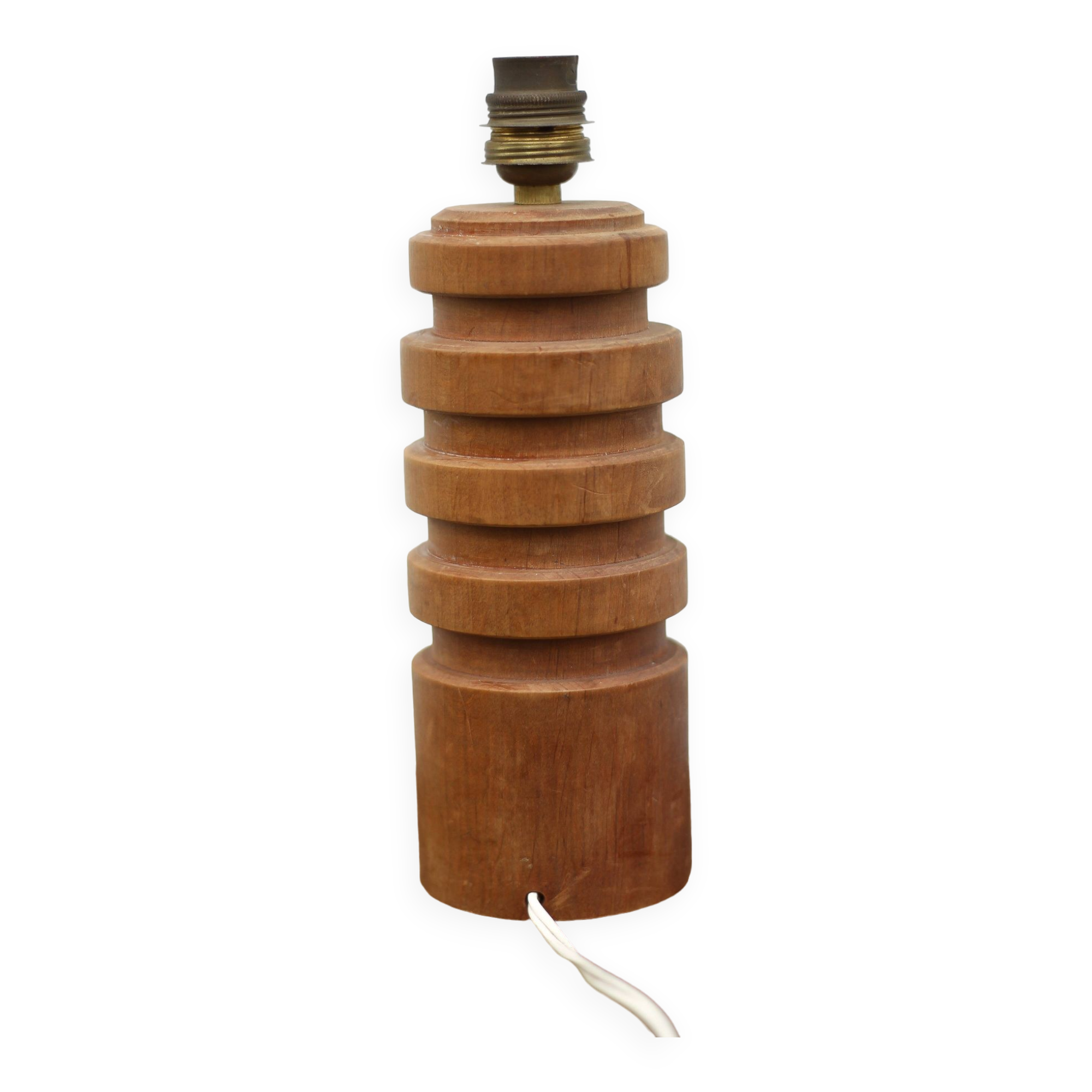 wooden lamp, vintage wooden lamp base, table lamp, living room lamp, bedside lamp