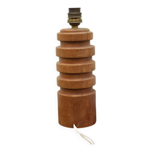 lampe bois, pied de lampe
