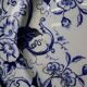 Creil & Montereau round dish 'Flora' model 31cm