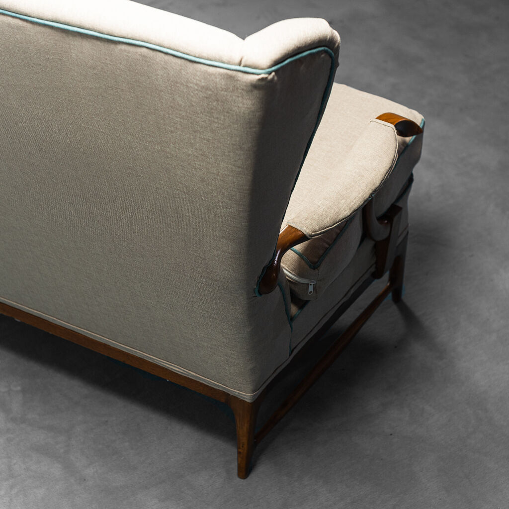 SOFA 3 SEATS PAOLO BUFFA VINTAGE MODERN 1950S