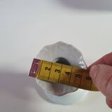 white Limoges porcelain candle holder