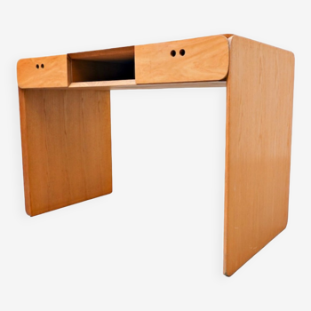 Bureau en hêtre par Derk Jan de Vries, design moderniste scandinave, ca 1980s