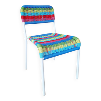 Scoubidou children's chair