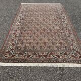 Ancient Persian carpet Ghoum pattern Boteh