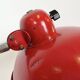Large Red Industrial German Workshop Table Lamp from Helo Leuchten, 1950s
