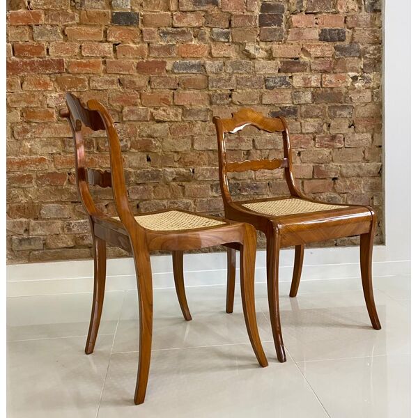 Set of 2 Biedermeier chairs, Austria, early 19th century | Selency