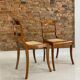 Ensemble de 2 chaises Biedermeier, Autriche, début du 19ème siècle
