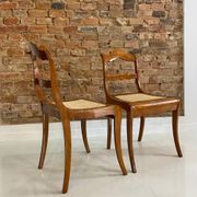 Ensemble de 2 chaises Biedermeier, Autriche, début du 19ème siècle