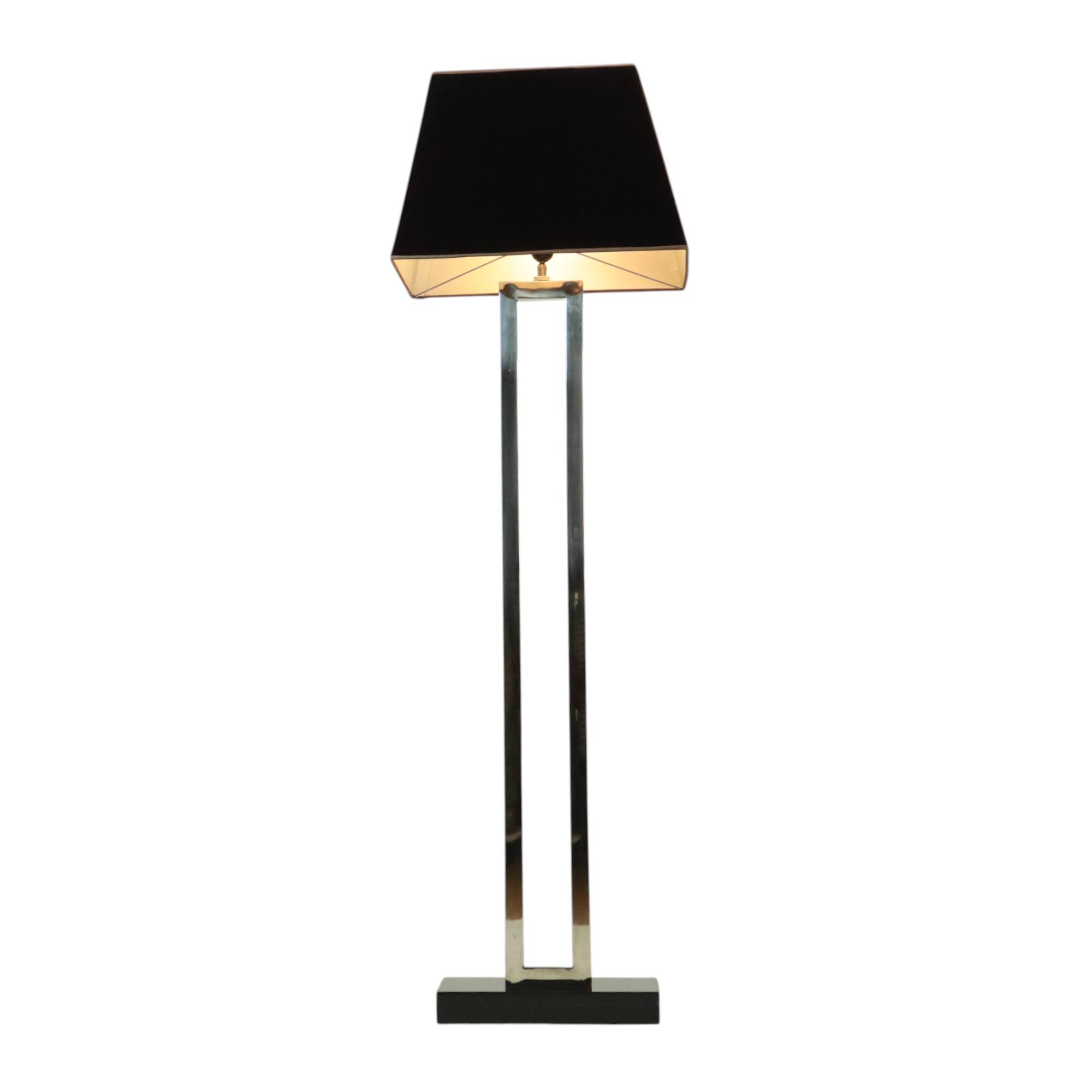 Eichholtz Arlington Design Floor Lamp Stainless Steel Granite Base 152cm
