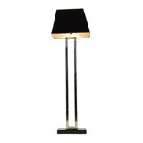 Lampadaire design Eichholtz Arlington en acier inoxydable avec base en granit 152 cm