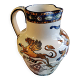Cider pitcher with Gien renaissance decoration
