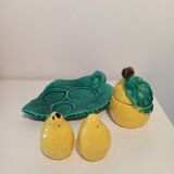 Vintage salt and pepper service Vallauris