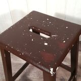 Tabouret d'atelier en bois