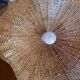 lot de 2 suspensions osier vintage