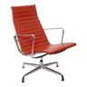 Eames Lounge chair EA116 cuir rouge