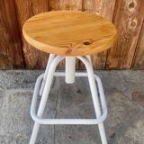 Vintage adjustable swivel stool
