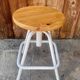 Vintage adjustable swivel stool