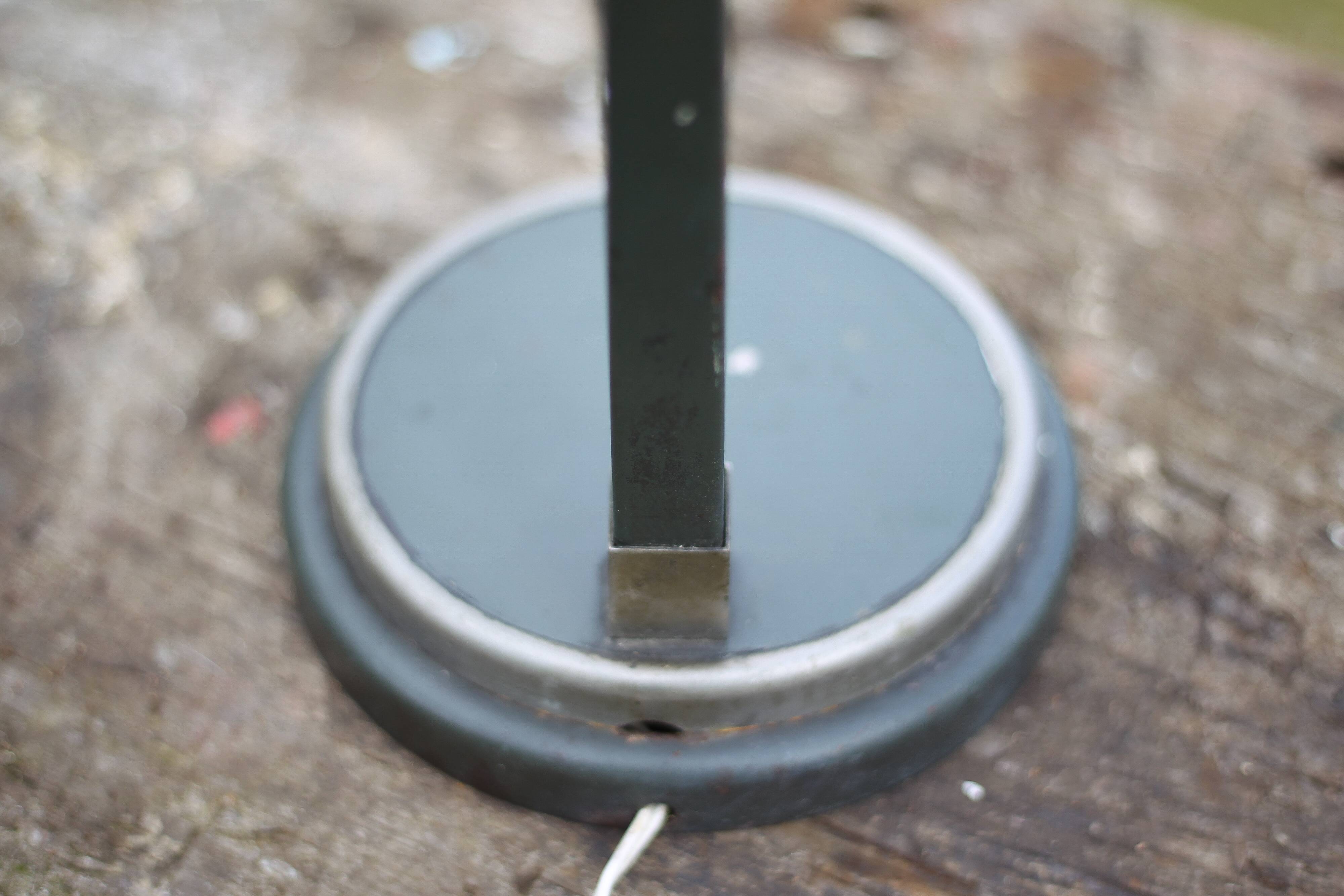 Vintage lamp, industrial metal bedside lamp, table lamp