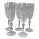 5 baccarat crystal flutes made in france