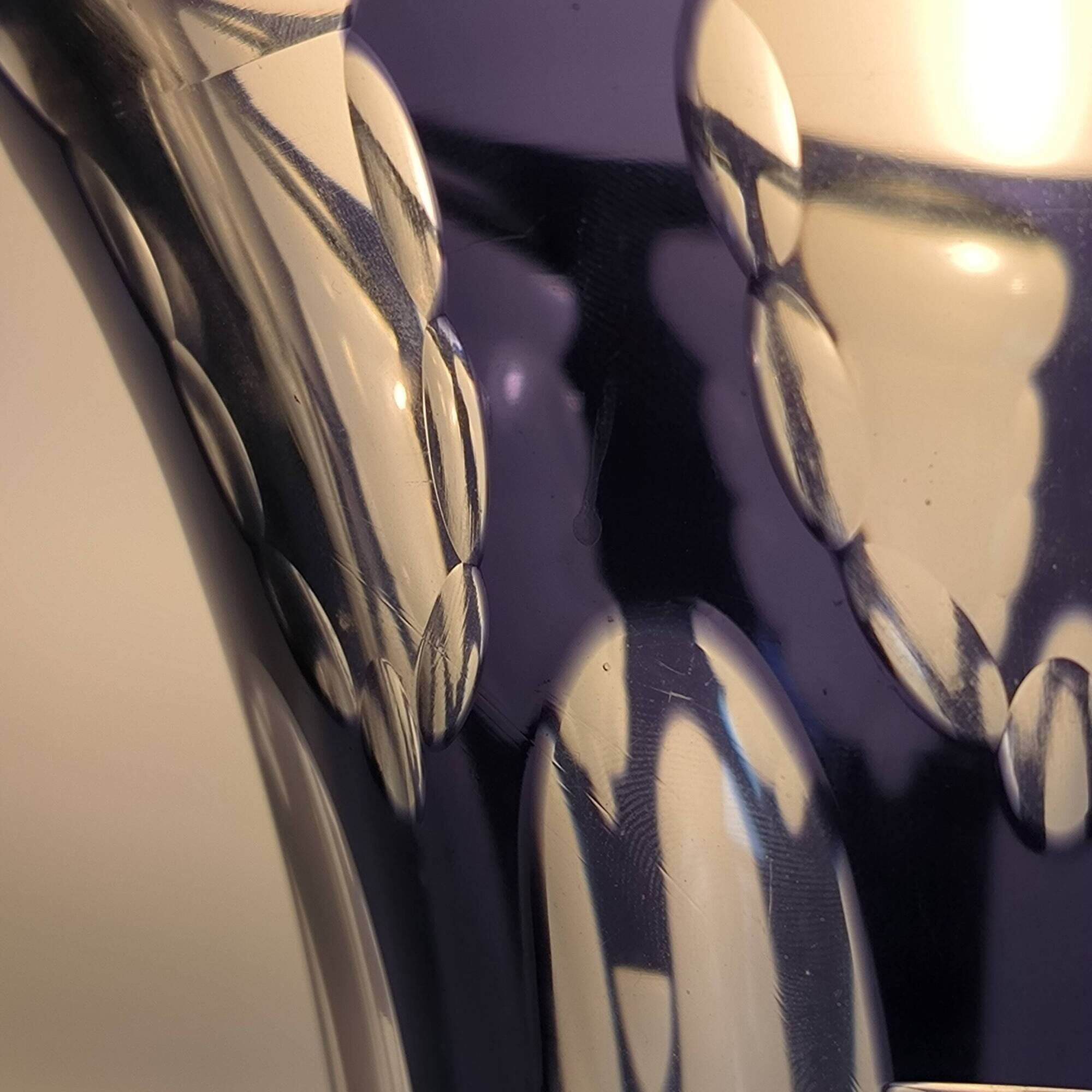 Johann Oertel, Carl Meltzer & Co. Langenau Haida, Art Deco cut double vase