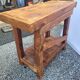 Wooden workbench 101×90cms with 1 drawer