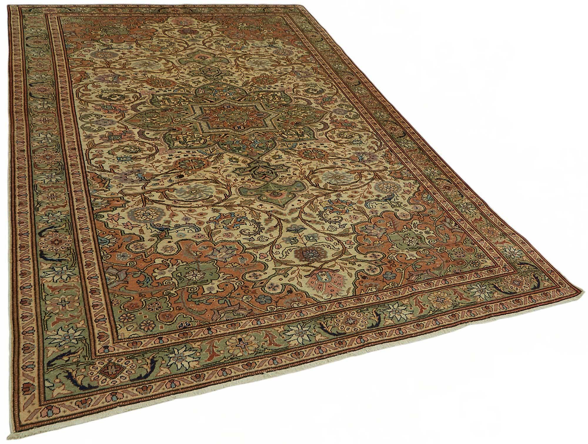 Turkish Wool Vintage Kayseri Rug 197 cm x 288 cm