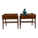 Paire de tables de chevet en teck danois, années 1960
