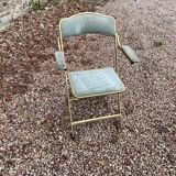 Metal folding chair