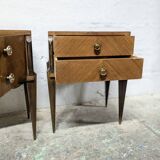 Pair of Art Deco bedside tables