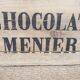 Caisse publicitaire ancienne "Chocolat Menier "