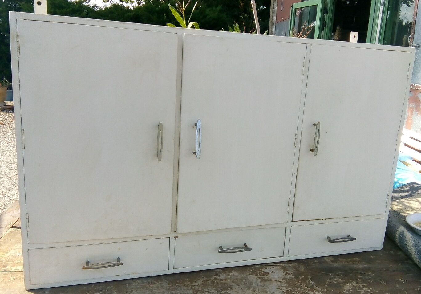 Toilet medicine cabinet 3 doors to hang