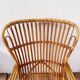 Louis Sognot vintage rattan armchair