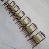 Set of six chairs by Guillerme et Chambron