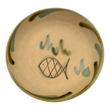 Plat Vallauris signé