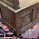 Breton bank chest from the early 20th century in oak and chestnut.