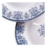 Assiettes terre de fer - modèle régence