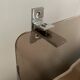 M. Dumas plexiglass and chrome shelf locker
